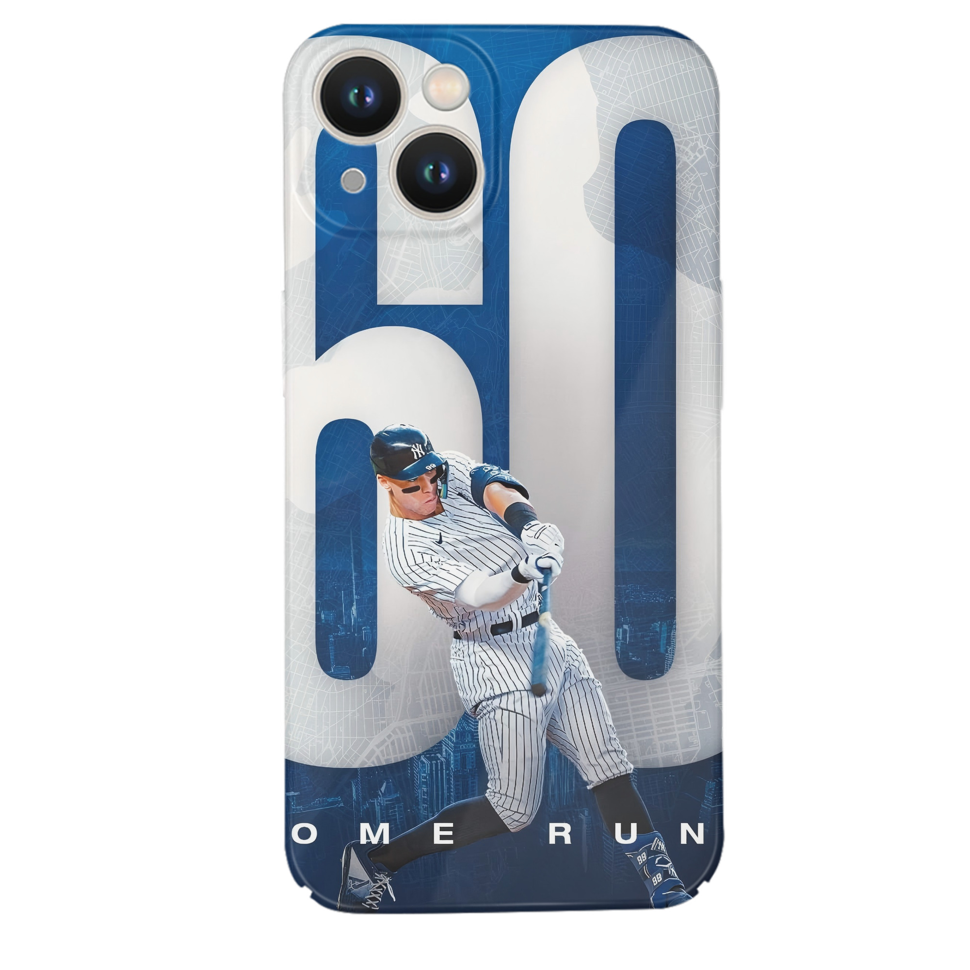 Aaron Judge 60 Home Runs 2 IPhone 14 Series Full-Cover Hard Case – Shockproof With Raised Camera Protection – Precise Cutouts, Wireless Charging Compatible – Durable, Anti-Yellowing, Easy To Clean